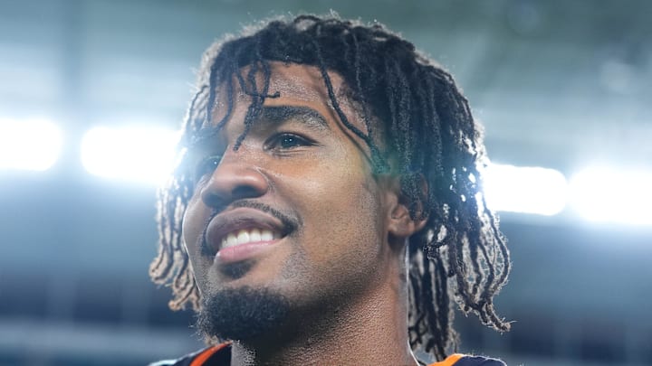 Sep 29, 2025; Miami Gardens, Florida, USA; Miami Dolphins wide receiver Jaylen Waddle (17) reacts after the game against the New York Jets at Hard Rock Stadium. Mandatory Credit: Rich Storry-Imagn Images