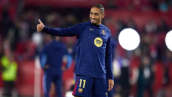Raphinha comenzó a jugar en el FC Barcelona desde el 2022