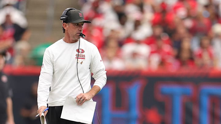 San Francisco 49ers head coach Kyle Shanahan