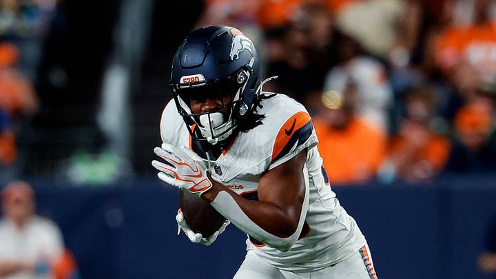 Denver Broncos running back Jaleel McLaughlin Denver Broncos running back Jaleel McLaughlin