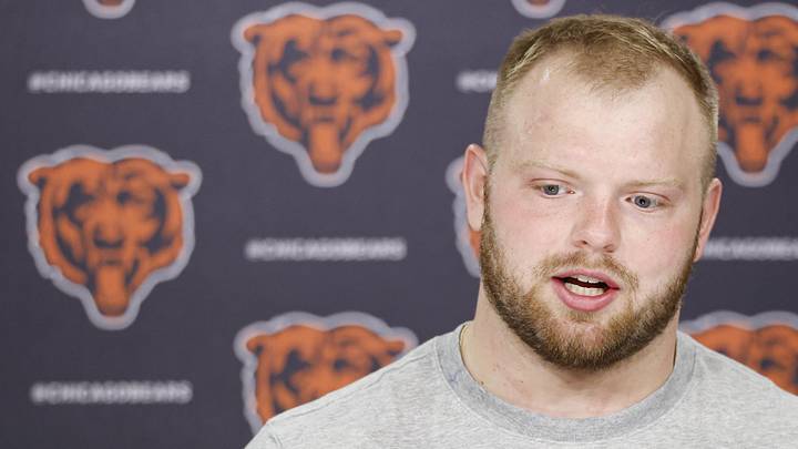 Chicago Bears offensive lineman Logan Jones