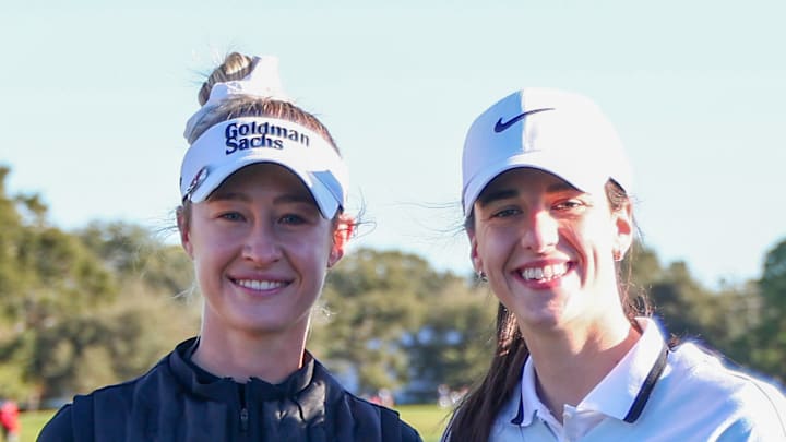 Nelly Korda and Caitlin Clark