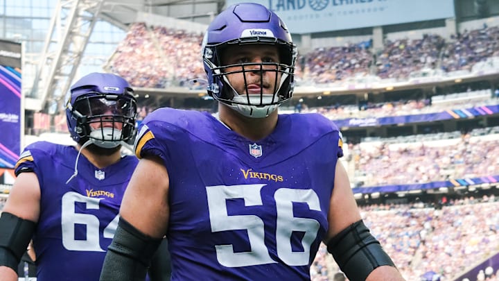 Minnesota Vikings center Garrett Bradbury