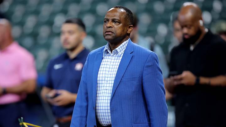 Aug 15, 2026; Houston, Texas, USA; Houston Astros general manager Dana Brown prior to the game against the Seattle Mariners at Daikin Park. Mandatory Credit: Erik Williams-Imagn Images Aug 15, 2026; Houston, Texas, USA; Houston Astros general manager Dana Brown prior to the game against the Seattle Mariners at Daikin Park. Mandatory Credit: Erik Williams-Imagn Images