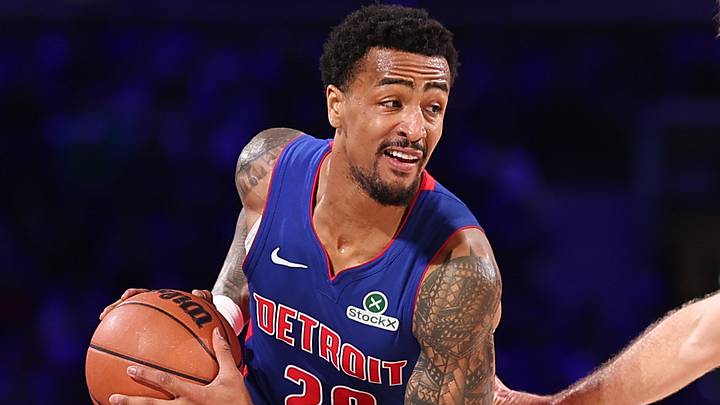 Oct 25, 2026; Philadelphia, Pennsylvania, USA; Detroit Pistons forward John Collins (20) controls the ball against Philadelphia 76ers forward Dean Wade (45) during the first quarter at Xfinity Mobile Arena. Mandatory Credit: Bill Streicher-Imagn Images Oct 25, 2026; Philadelphia, Pennsylvania, USA; Detroit Pistons forward John Collins (20) controls the ball against Philadelphia 76ers forward Dean Wade (45) during the first quarter at Xfinity Mobile Arena. Mandatory Credit: Bill Streicher-Imagn Images
