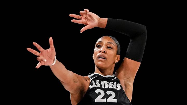Las Vegas Aces center A'ja Wilson Las Vegas Aces center A'ja Wilson