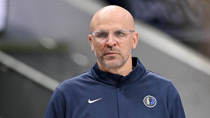 Feb 26, 2026; Dallas, Texas, USA; Dallas Mavericks head coach Jason Kidd looks on during the second quarter against the Sacramento Kings at the American Airlines Center. Mandatory Credit: Jerome Miron-Imagn Images Feb 26, 2026; Dallas, Texas, USA; Dallas Mavericks head coach Jason Kidd looks on during the second quarter against the Sacramento Kings at the American Airlines Center. Mandatory Credit: Jerome Miron-Imagn Images