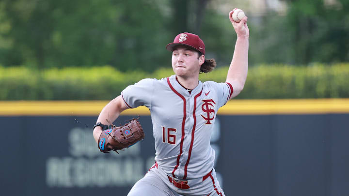 Florida State pitcher Jamie Arnold