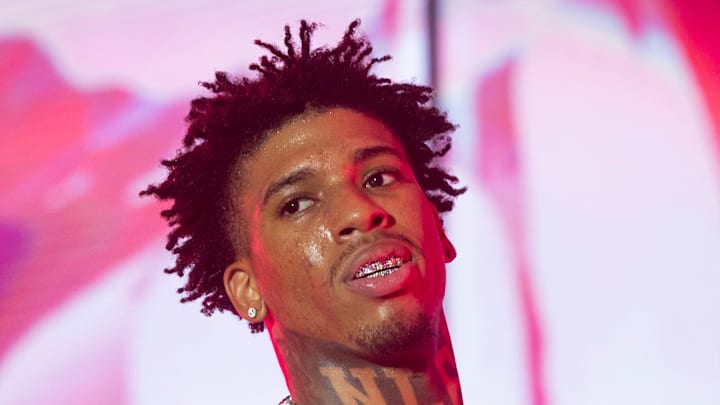 NLE Choppa performs at Rolling Loud Thailand 2024