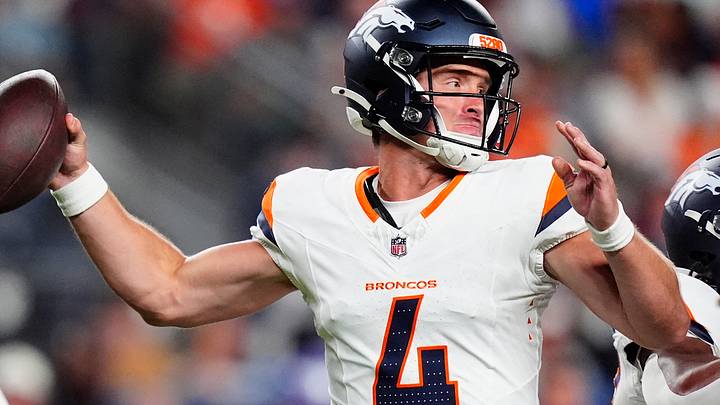 Denver Broncos quarterback Sam Ehlinger Denver Broncos quarterback Sam Ehlinger