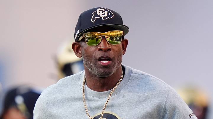 Oct 3, 2026; Boulder, Colorado, USA; Colorado Buffaloes head coach Deion Sanders before the game against the Texas Tech Red Raiders at Folsom Field. Mandatory Credit: Ron Chenoy-Imagn Images Oct 3, 2026; Boulder, Colorado, USA; Colorado Buffaloes head coach Deion Sanders before the game against the Texas Tech Red Raiders at Folsom Field. Mandatory Credit: Ron Chenoy-Imagn Images
