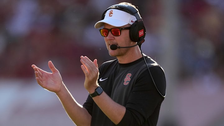 USC Trojans head coach Lincoln Riley shared his thoughts on the NCAA's proposed rule change regarding college football's transfer portal window.