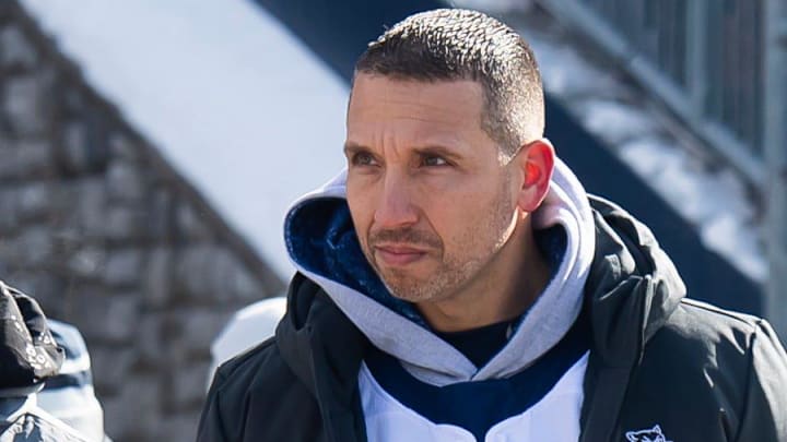 First-year Penn State football head coach Matt Campbell