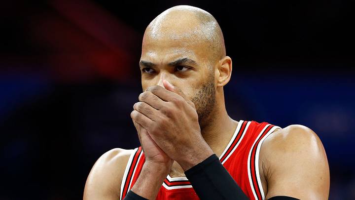 Jan 24, 2017; Orlando, FL, USA; Chicago Bulls forward Taj Gibson (22) drives to the basket against the Orlando Magic during the second half at Amway Center. Chicago Bulls defeated the Orlando Magic 100-92. Mandatory Credit: Kim Klement-USA TODAY Sports Jan 24, 2017; Orlando, FL, USA; Chicago Bulls forward Taj Gibson (22) drives to the basket against the Orlando Magic during the second half at Amway Center. Chicago Bulls defeated the Orlando Magic 100-92. Mandatory Credit: Kim Klement-USA TODAY Sports