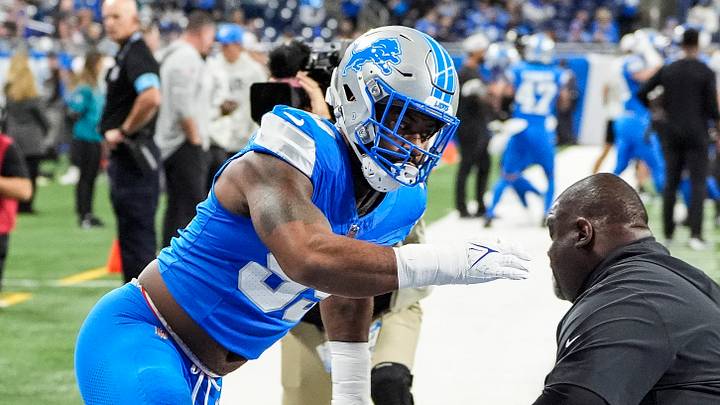 Former Detroit Lions defensive end Za'Darius Smith. Former Detroit Lions defensive end Za'Darius Smith.