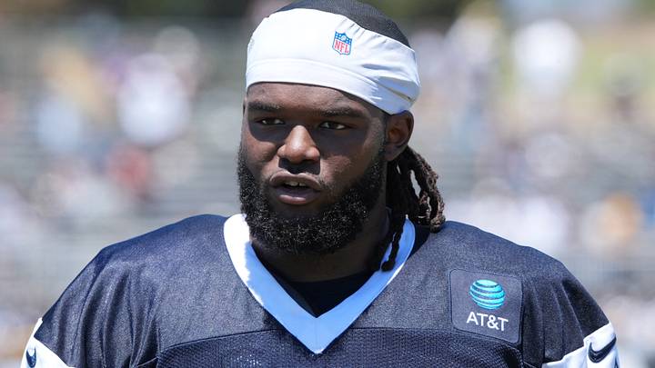Dallas Cowboys defensive tackle Mazi Smith at training camp at the River Ridge Fields. Dallas Cowboys defensive tackle Mazi Smith at training camp at the River Ridge Fields.