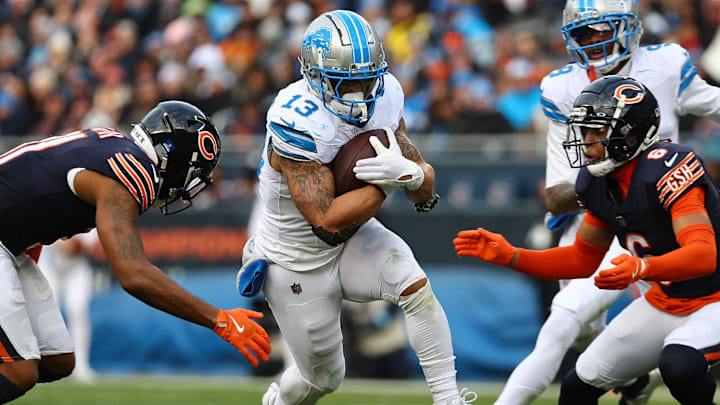 Detroit Lions running back Craig Reynolds (13).