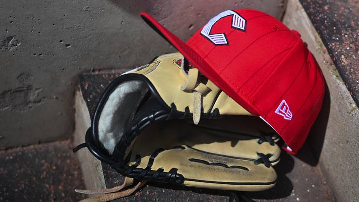 Apr 11, 2026; Cincinnati, Ohio, USA; A view of an official Cincinnati Reds hat on the dugout steps during the game against the Los Angeles Angels at Great American Ball Park. Mandatory Credit: Aaron Doster-Imagn Images Apr 11, 2026; Cincinnati, Ohio, USA; A view of an official Cincinnati Reds hat on the dugout steps during the game against the Los Angeles Angels at Great American Ball Park. Mandatory Credit: Aaron Doster-Imagn Images
