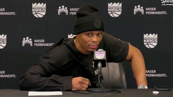 Russell Westbrook had questions from the media after the Kings latest loss.