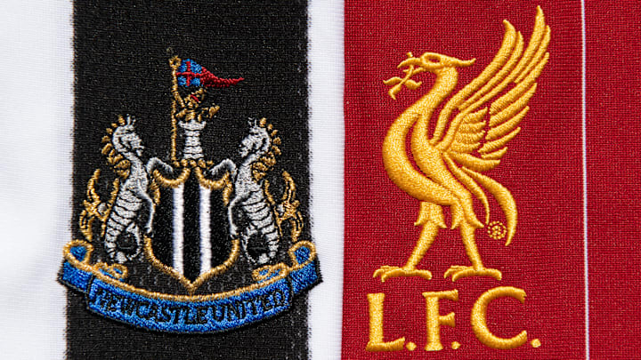The Liverpool and Newcastle United Club Crests