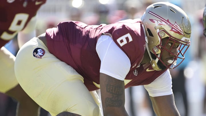 Florida State Seminoles defensive lineman Darrell Jackson Jr. (6) Florida State Seminoles defensive lineman Darrell Jackson Jr. (6)