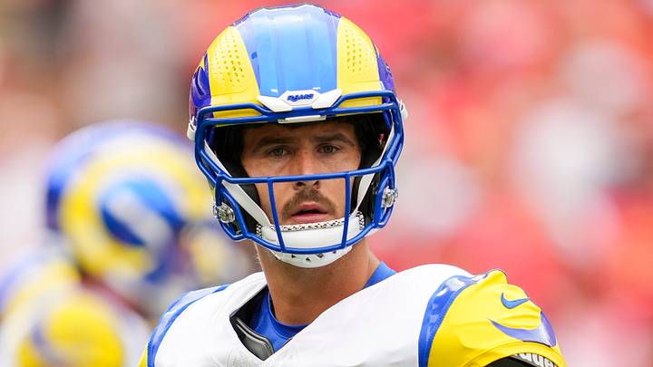 Los Angeles Rams quarterback Stetson Bennett. Los Angeles Rams quarterback Stetson Bennett.
