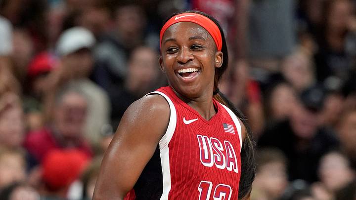 United States guard Jackie Young United States guard Jackie Young