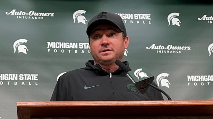 Michigan State head coach Jonathan Smith Michigan State head coach Jonathan Smith
