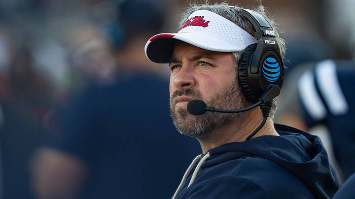 Ole Miss Head Coach Pete Golding watches on the sidelines during the first round of the College Football Playoff against Tulane at Vaught-Hemingway Stadium in Oxford, Miss., on Saturday, Dec. 20, 2025. Ole Miss Head Coach Pete Golding watches on the sidelines during the first round of the College Football Playoff against Tulane at Vaught-Hemingway Stadium in Oxford, Miss., on Saturday, Dec. 20, 2025.