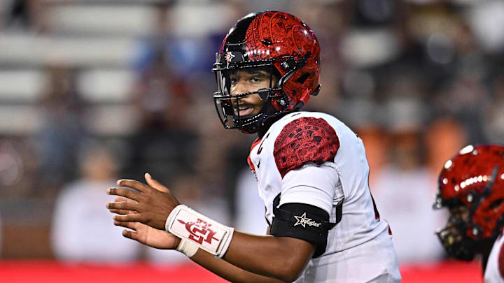 San Diego State Aztecs quarterback Jayden Denegal. 