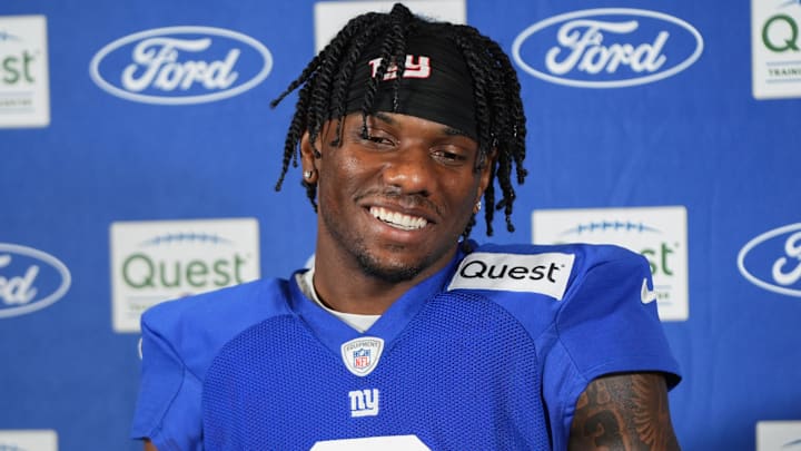 New York Giants wide receiver Malik Nabers 