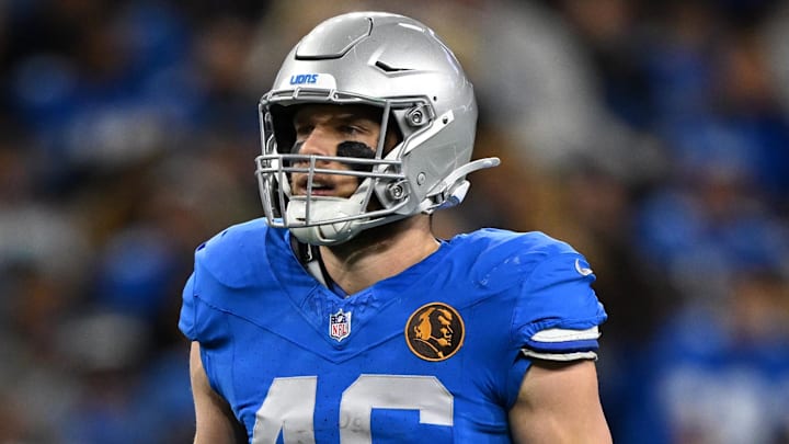 Detroit Lions linebacker Jack Campbell