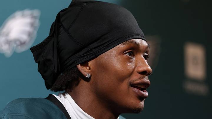 Philadelphia Eagles wide receiver Dontayvion Wicks Philadelphia Eagles wide receiver Dontayvion Wicks