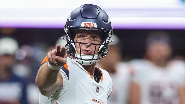 Denver Broncos quarterback Sam Ehlinger 