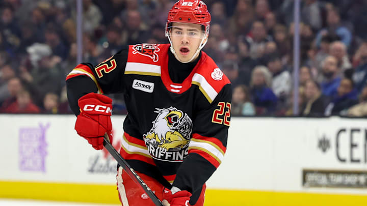 AHL: JAN 02 Grand Rapids Griffins at Cleveland Monsters, Defenseman William Wallinder