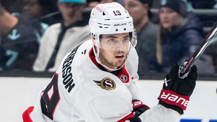 Dec 17, 2024; Seattle, Washington, USA; Ottawa Senators forward Drake Batherson (19) is pictured during a game against the Seattle Kraken at Climate Pledge Arena. Mandatory Credit: Stephen Brashear-Imagn Images Dec 17, 2024; Seattle, Washington, USA; Ottawa Senators forward Drake Batherson (19) is pictured during a game against the Seattle Kraken at Climate Pledge Arena. Mandatory Credit: Stephen Brashear-Imagn Images
