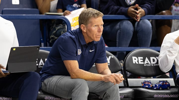 Gonzaga Bulldogs head coach Mark Few. 