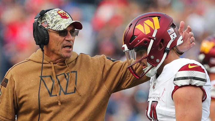 Ron Rivera and Sam Howell