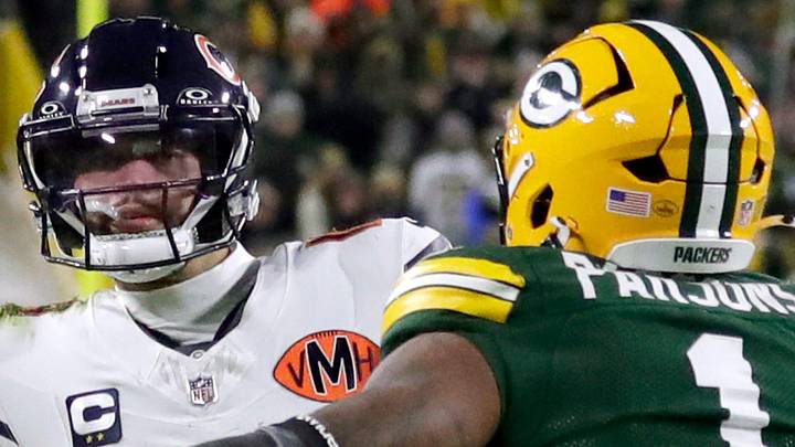 Green Bay Packers defensive end Micah Parsons, Chicago Bears quarterback Caleb Williams