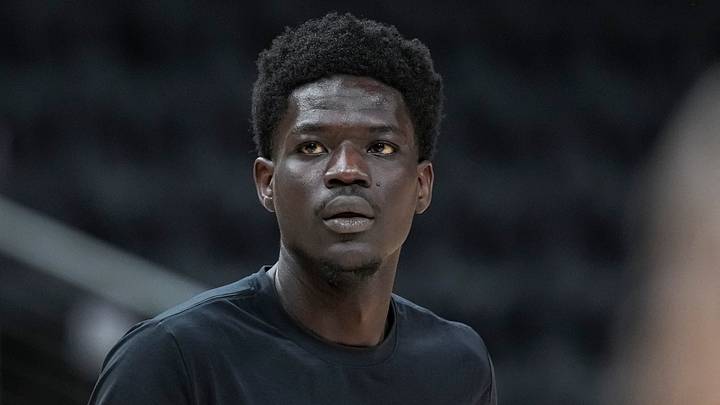 Atlanta Hawks forward Mouhamed Gueye (18) against the Orlando Magic at State Farm Arena on March 16, 2026 Atlanta Hawks forward Mouhamed Gueye (18) against the Orlando Magic at State Farm Arena on March 16, 2026
