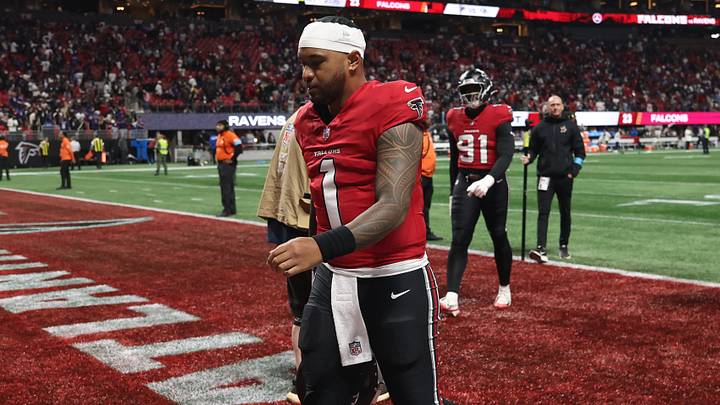 Tua Tagovailoa’s interception in overtime gave the Ravens a 30-23 win over the Falcons. Tua Tagovailoa’s interception in overtime gave the Ravens a 30-23 win over the Falcons.