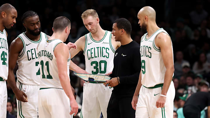 Boston Celtics, Payton Pritchard, Sam Hauser, Chris Boucher, Anfernee Simons