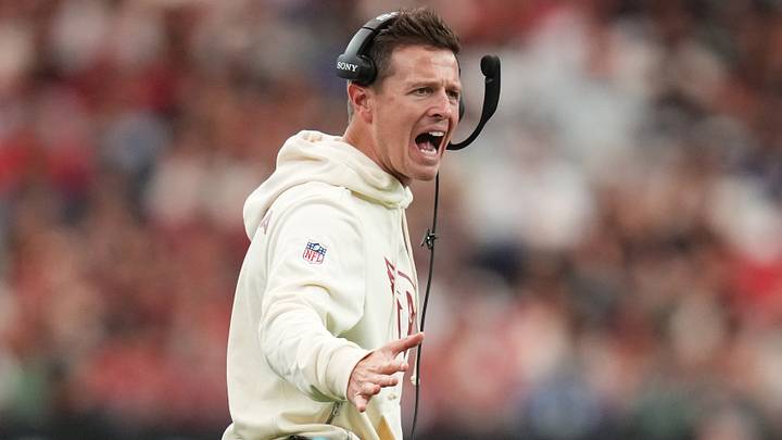 Arizona Cardinals head coach Mike LaFleur yells out to his team as they play the Seattle Seahawks at State Farm Stadium in Glendale on Sept. 20, 2026. Arizona Cardinals head coach Mike LaFleur yells out to his team as they play the Seattle Seahawks at State Farm Stadium in Glendale on Sept. 20, 2026.