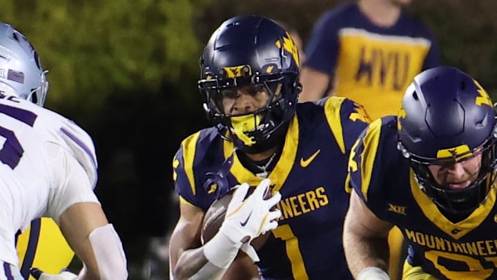 West Virginia University running back Jahiem White West Virginia University running back Jahiem White