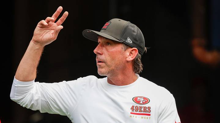 San Francisco 49ers head coach Kyle Shanahan San Francisco 49ers head coach Kyle Shanahan