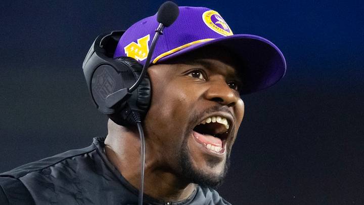 Minnesota Vikings defensive coordinator Brian Flores Minnesota Vikings defensive coordinator Brian Flores