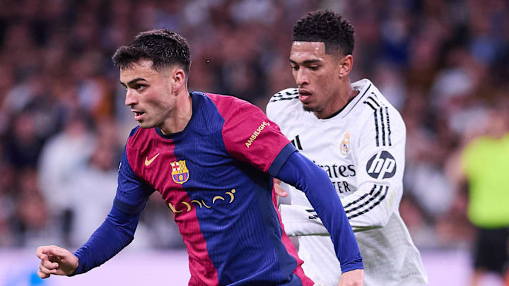 Two of the best midfielders in the world, Pedri (left) and Jude Bellingham will play a key role for Barcelona and Real Madrid in the Copa Del Rey final.