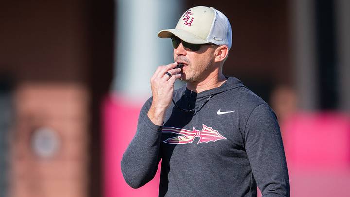 Florida State head coach Mike Norvell