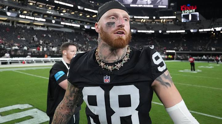Las Vegas Raiders pass rusher Maxx Crosby