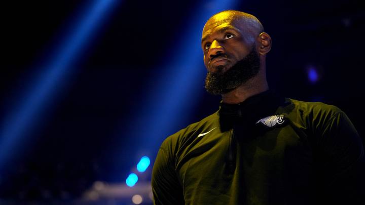Apr 9, 2026; San Francisco, California, USA; Los Angeles Lakers forward LeBron James (23) stands on the court before the start of the game against the Golden State Warriors at the Chase Center. Mandatory Credit: Cary Edmondson-Imagn Images Apr 9, 2026; San Francisco, California, USA; Los Angeles Lakers forward LeBron James (23) stands on the court before the start of the game against the Golden State Warriors at the Chase Center. Mandatory Credit: Cary Edmondson-Imagn Images